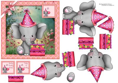 Little Pink Elephant 6x6