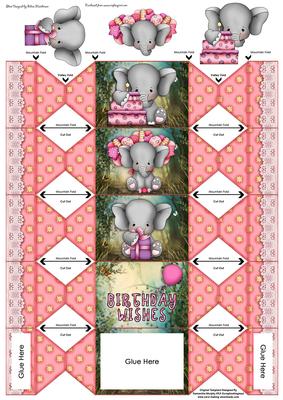 Little Pink Elephant Treat Box