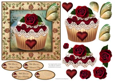 Cupcake Filled with Love