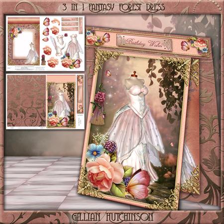 3 in 1 Fantasy Forest Dress