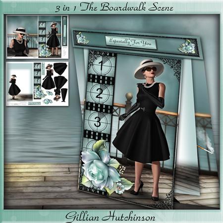 3 in 1 the Boardwalk Scene