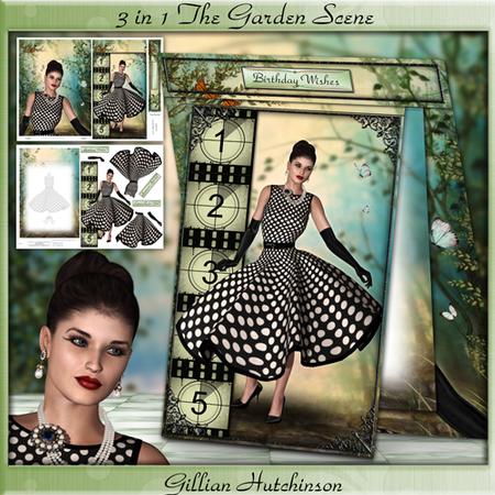 3 in 1 the Garden Scene