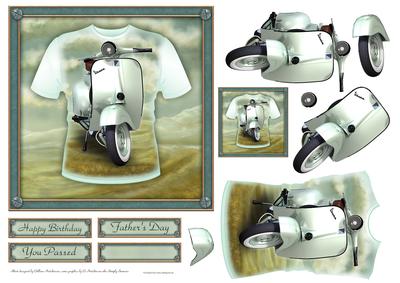 Vespa Scooter T-shirt Topper