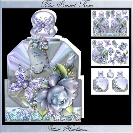 Blue Perfume Scented Roses