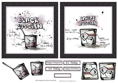 Cocktail Recipe-black & White Russian