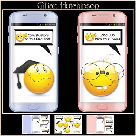 Graduation and Test Smart Phone Toppers
