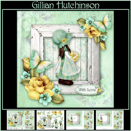 Shadow Box - Little Bonnet Girl