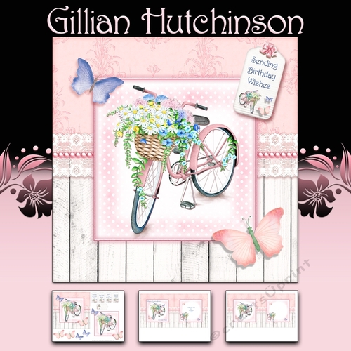 The Pink Floral Bike