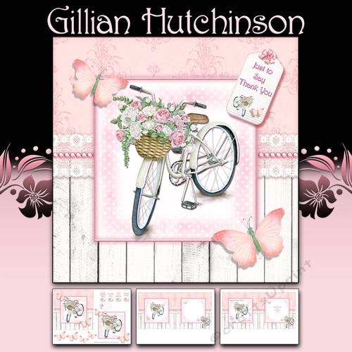 The White Floral Bike