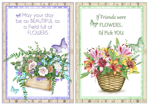 2 Floral Card Fronts 4