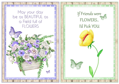 2 Floral Card Fronts 5