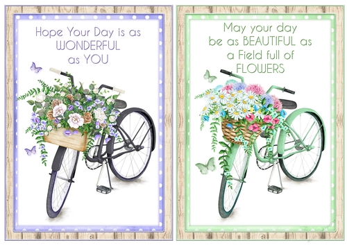 2 Floral Card Fronts 6