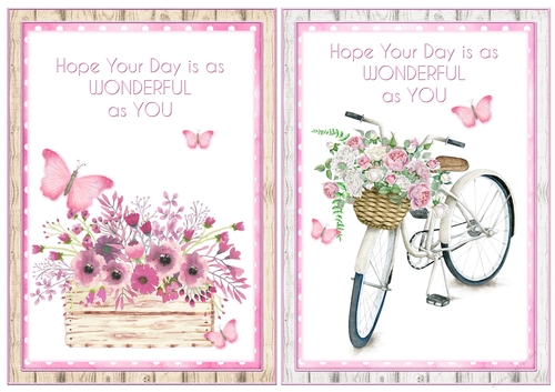 2 Floral Card Fronts 8