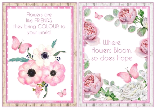 2 Floral Card Fronts 12