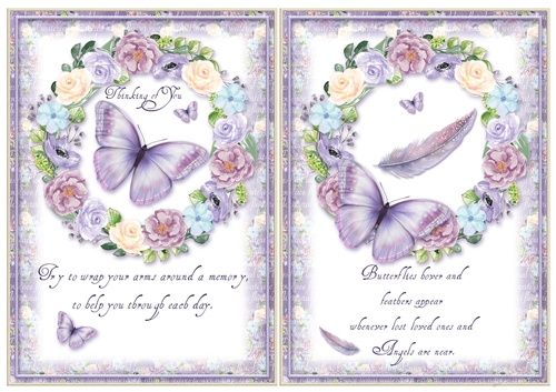 2 Sympathy/Thinking of You Card Fronts