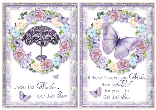 2 Get Well Soon Card Fronts