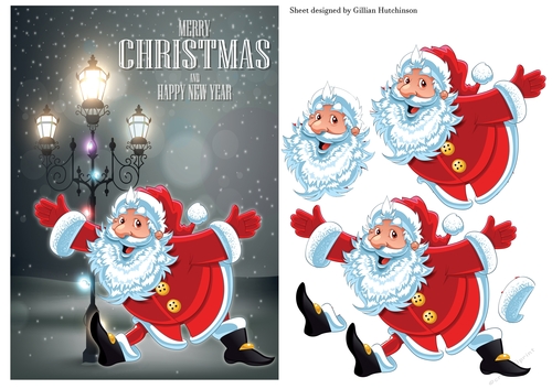 Dashing Through the Snow Card Front 2