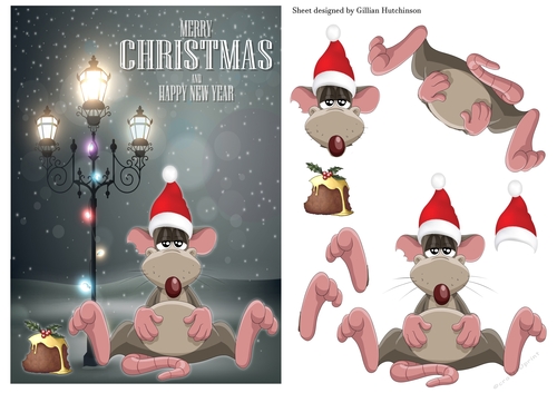 Dashing Through the Snow Card Front 8