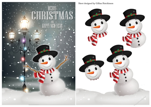 Dashing Through the Snow Card Front 11