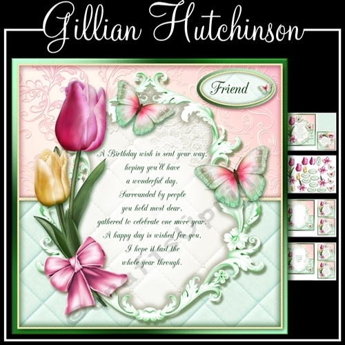 Pink Birthday Butterflies