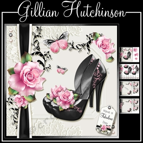 8x8 Floral Shoes