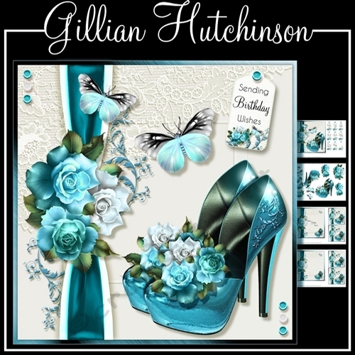 The Blue Satin Shoes