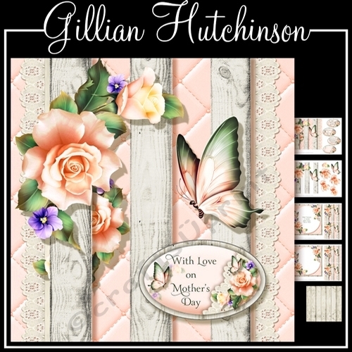 Peach Woodland Butterfly