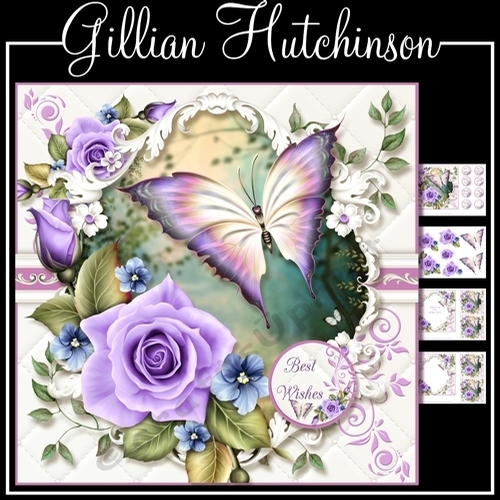 Lovely Lilac Butterfly