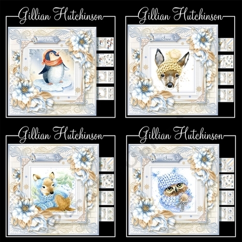 4 Furry Christmas Mini Kits