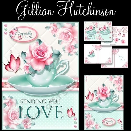 Sending You Love - Mint Teacup