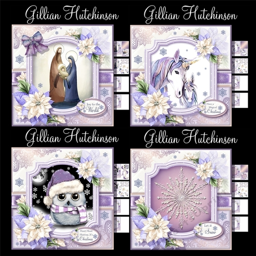 4 Lilac Christmas Mini Kits