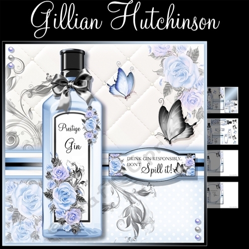 7x7 Drink Gin Responsibly...Don`t Spill it!