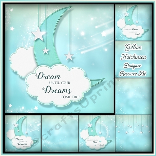 DESIGNER RESOURCE MOON & CLOUDS