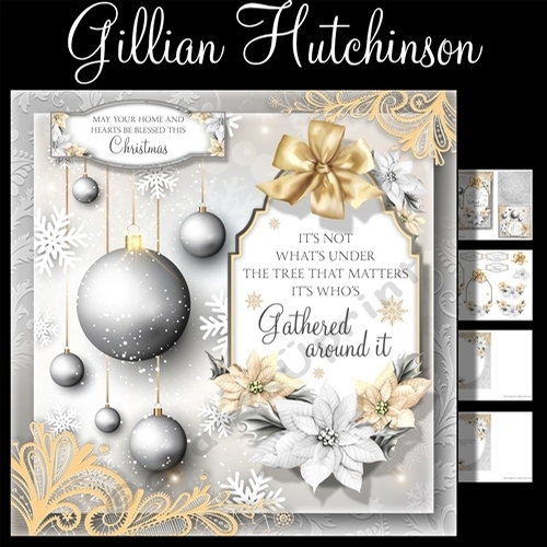 The Silver Christmas Bauble