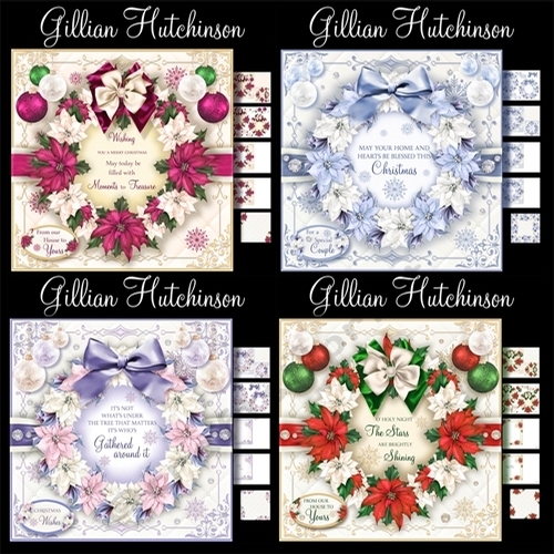Christmas Floral Wreaths Bumper Pack