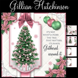 The Dusky Pink Christmas Tree 7x7