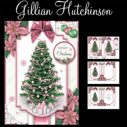 The Dusky Pink Christmas Tree 5x7