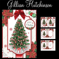The Red Christmas Tree 5x7