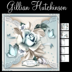 Wedgwood Blue Rose