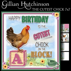 Cutest Chick On The Block! 7x7