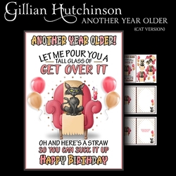 Another Year Older...Suck it up! (Cat Version)