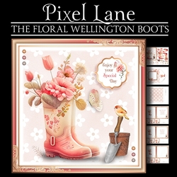 The Floral Wellington Boots