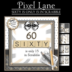 60 Is Only 15 In Scrabble (Male)