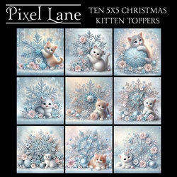 Christmas Kitten Toppers