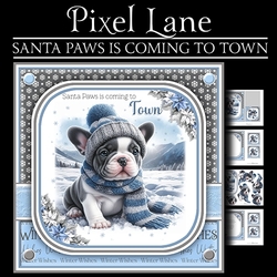 Santa Paws Is Coming To Town (Male French Bulldog)