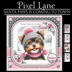 Santa Paws Is Coming To Town (Yorkie)