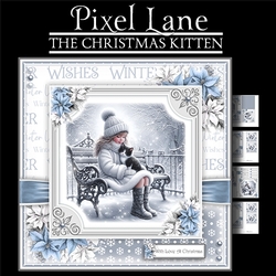 The Christmas Kitten (Little Girl)