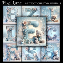 A-Z Christmas Initials (Teddy)