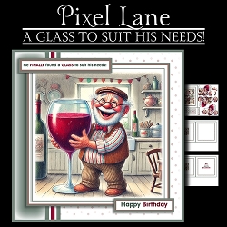 A Glass To Suit His Needs!