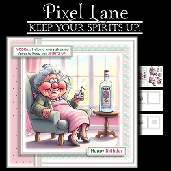 Keep Your Spirits Up! (Vodka Female Older Version)